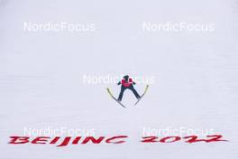 04.02.2022, Beijing, China (CHN): Artti Aigro (EST) - XXIV. Olympic Winter Games Beijing 2022, ski jumping men, training, Beijing (CHN). www.nordicfocus.com. © Thibaut/NordicFocus. Every downloaded picture is fee-liable.