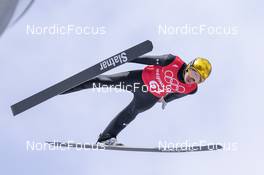 04.02.2022, Beijing, China (CHN): Anze Lanisek (SLO) - XXIV. Olympic Winter Games Beijing 2022, ski jumping men, training, Beijing (CHN). www.nordicfocus.com. © Thibaut/NordicFocus. Every downloaded picture is fee-liable.
