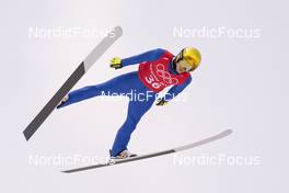 04.02.2022, Beijing, China (CHN): Danil Sadreev (ROC) - XXIV. Olympic Winter Games Beijing 2022, ski jumping men, training, Beijing (CHN). www.nordicfocus.com. © Thibaut/NordicFocus. Every downloaded picture is fee-liable.