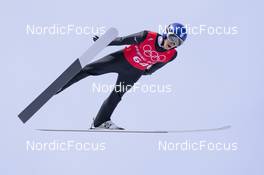 04.02.2022, Beijing, China (CHN): Ryoyu Kobayashi (JPN) - XXIV. Olympic Winter Games Beijing 2022, ski jumping men, training, Beijing (CHN). www.nordicfocus.com. © Thibaut/NordicFocus. Every downloaded picture is fee-liable.