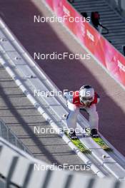 05.02.2022, Beijing, China (CHN): Simon Ammann (SUI) - XXIV. Olympic Winter Games Beijing 2022, ski jumping men, training, Beijing (CHN). www.nordicfocus.com. © Thibaut/NordicFocus. Every downloaded picture is fee-liable.