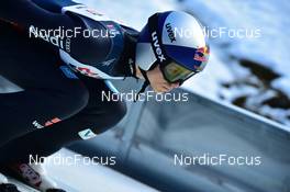11.03.2022, Vikersund, Norway (NOR): Andreas Wellinger (GER) - FIS world championships ski flying men, individual HS240, Vikersund (NOR). www.nordicfocus.com. © Reichert/NordicFocus. Every downloaded picture is fee-liable.