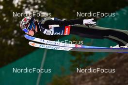 10.03.2022, Vikersund, Norway (NOR): Marius Lindvik (NOR) - FIS world championships ski flying men, individual HS240, Vikersund (NOR). www.nordicfocus.com. © Reichert/NordicFocus. Every downloaded picture is fee-liable.