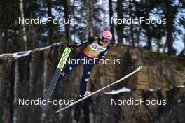 11.03.2022, Vikersund, Norway (NOR): Karl Geiger (GER) - FIS world championships ski flying men, individual HS240, Vikersund (NOR). www.nordicfocus.com. © Reichert/NordicFocus. Every downloaded picture is fee-liable.