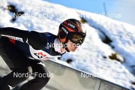11.03.2022, Vikersund, Norway (NOR): Junshiro Kobayashi (JPN) - FIS world championships ski flying men, individual HS240, Vikersund (NOR). www.nordicfocus.com. © Reichert/NordicFocus. Every downloaded picture is fee-liable.