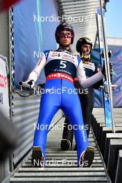 11.03.2022, Vikersund, Norway (NOR): Casey Larson (USA) - FIS world championships ski flying men, individual HS240, Vikersund (NOR). www.nordicfocus.com. © Reichert/NordicFocus. Every downloaded picture is fee-liable.