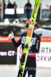 10.03.2022, Vikersund, Norway (NOR): Constantin Schmid (GER) - FIS world championships ski flying men, individual HS240, Vikersund (NOR). www.nordicfocus.com. © Reichert/NordicFocus. Every downloaded picture is fee-liable.