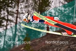 10.03.2022, Vikersund, Norway (NOR): Kilian Peier (SUI) - FIS world championships ski flying men, individual HS240, Vikersund (NOR). www.nordicfocus.com. © Reichert/NordicFocus. Every downloaded picture is fee-liable.