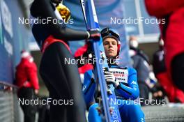 11.03.2022, Vikersund, Norway (NOR): Giovanni Bresadola (ITA) - FIS world championships ski flying men, individual HS240, Vikersund (NOR). www.nordicfocus.com. © Reichert/NordicFocus. Every downloaded picture is fee-liable.