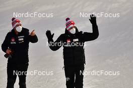 12.03.2022, Vikersund, Norway (NOR): Alexander Stoeckl (AUT), Coach Norway - FIS world championships ski flying men, individual HS240, Vikersund (NOR). www.nordicfocus.com. © Reichert/NordicFocus. Every downloaded picture is fee-liable.