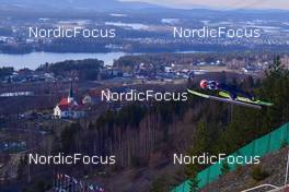 12.03.2022, Vikersund, Norway (NOR): Markus Eisenbichler (GER) - FIS world championships ski flying men, individual HS240, Vikersund (NOR). www.nordicfocus.com. © Reichert/NordicFocus. Every downloaded picture is fee-liable.