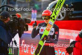 12.03.2022, Vikersund, Norway (NOR): Constantin Schmid (GER) - FIS world championships ski flying men, individual HS240, Vikersund (NOR). www.nordicfocus.com. © Reichert/NordicFocus. Every downloaded picture is fee-liable.