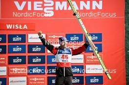 05.11.2022, Wisla, Poland (POL): Stefan Kraft (AUT), (l-r) - FIS world cup ski jumping men, individual HS134, Wisla (POL). www.nordicfocus.com. © Reichert/NordicFocus. Every downloaded picture is fee-liable.