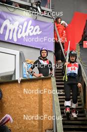 06.11.2022, Wisla, Poland (POL): Philipp Raimund (GER), Vitaliy Kalinichenko (UKR), (l-r) - FIS world cup ski jumping men, individual HS134, Wisla (POL). www.nordicfocus.com. © Reichert/NordicFocus. Every downloaded picture is fee-liable.
