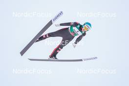 27.11.2022, Ruka, Finland (FIN): Michael Hayboeck (AUT) - FIS world cup ski jumping men, individual HS142, Ruka (FIN). www.nordicfocus.com. © Thibaut/NordicFocus. Every downloaded picture is fee-liable.
