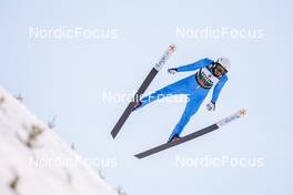 27.11.2022, Ruka, Finland (FIN): Sabirzhan Muminov (KAZ) - FIS world cup ski jumping men, individual HS142, Ruka (FIN). www.nordicfocus.com. © Thibaut/NordicFocus. Every downloaded picture is fee-liable.