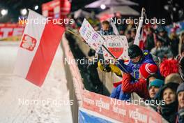 11.12.2022, Titisee-Neustadt, Germany (GER):  Feature - Polish Fans FIS world cup ski jumping men, individual HS142, Titisee-Neustadt (GER). www.nordicfocus.com. © Thibaut/NordicFocus. Every downloaded picture is fee-liable.