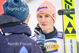 10.12.2022, Titisee-Neustadt, Germany (GER): Karl Geiger (GER) - FIS world cup ski jumping men, mixed team HS142, Titisee-Neustadt (GER). www.nordicfocus.com. © Thibaut/NordicFocus. Every downloaded picture is fee-liable.