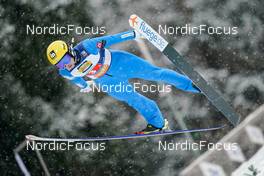 10.12.2022, Titisee-Neustadt, Germany (GER): Julia Kykkaenen (FIN) - FIS world cup ski jumping men, mixed team HS142, Titisee-Neustadt (GER). www.nordicfocus.com. © Thibaut/NordicFocus. Every downloaded picture is fee-liable.