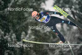 10.12.2022, Titisee-Neustadt, Germany (GER): Karl Geiger (GER) - FIS world cup ski jumping men, mixed team HS142, Titisee-Neustadt (GER). www.nordicfocus.com. © Thibaut/NordicFocus. Every downloaded picture is fee-liable.