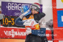 10.12.2022, Titisee-Neustadt, Germany (GER): Eva Pinkelnig (AUT), Michael Hayboeck (AUT), (l-r)  - FIS world cup ski jumping men, mixed team HS142, Titisee-Neustadt (GER). www.nordicfocus.com. © Thibaut/NordicFocus. Every downloaded picture is fee-liable.