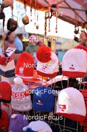 29.12.2022, Oberstdorf, Germany (GER): feature: fan article, beanies - FIS world cup ski jumping men, four hills tournament, individual HS137, Oberstdorf (GER). www.nordicfocus.com. © Reichert/NordicFocus. Every downloaded picture is fee-liable.