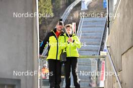 28.12.2022, Oberstdorf, Germany (GER): feature: selfie, spectators - FIS world cup ski jumping men, four hills tournament, individual HS137, Oberstdorf (GER). www.nordicfocus.com. © Reichert/NordicFocus. Every downloaded picture is fee-liable.