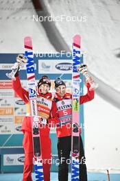 29.12.2022, Oberstdorf, Germany (GER): Dawid Kubacki (POL), Piotr Zyla (POL), (l-r) - FIS world cup ski jumping men, four hills tournament, individual HS137, Oberstdorf (GER). www.nordicfocus.com. © Reichert/NordicFocus. Every downloaded picture is fee-liable.