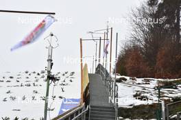 29.01.2022, Willingen, Germany (GER): feature: windy conditions - FIS world cup ski jumping women, individual HS145, Willingen (GER). www.nordicfocus.com. © Reichert/NordicFocus. Every downloaded picture is fee-liable