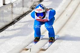 28.01.2022, Willingen, Germany (GER): Julia Kykkaenen (FIN) - FIS world cup ski jumping women, individual HS145, Willingen (GER). www.nordicfocus.com. © Reichert/NordicFocus. Every downloaded picture is fee-liable