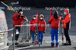 30.01.2022, Willingen, Germany (GER): feature: staff for the jumpig hill - FIS world cup ski jumping women, individual HS145, Willingen (GER). www.nordicfocus.com. © Reichert/NordicFocus. Every downloaded picture is fee-liable