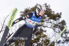 26.02.2022, Hinzenbach, Austria (AUT): Josephine Pagnier (FRA) - FIS world cup ski jumping women, individual HS90, Hinzenbach (AUT). www.nordicfocus.com. © Tumashov/NordicFocus. Every downloaded picture is fee-liable.