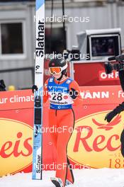 26.02.2022, Hinzenbach, Austria (AUT): Abigail Strate (CAN) - FIS world cup ski jumping women, individual HS90, Hinzenbach (AUT). www.nordicfocus.com. © Tumashov/NordicFocus. Every downloaded picture is fee-liable.