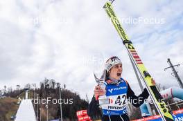 26.02.2022, Hinzenbach, Austria (AUT): Lisa Eder (AUT) - FIS world cup ski jumping women, individual HS90, Hinzenbach (AUT). www.nordicfocus.com. © Tumashov/NordicFocus. Every downloaded picture is fee-liable.