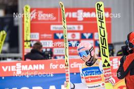 26.02.2022, Hinzenbach, Austria (AUT): Marita Kramer (AUT) - FIS world cup ski jumping women, individual HS90, Hinzenbach (AUT). www.nordicfocus.com. © Tumashov/NordicFocus. Every downloaded picture is fee-liable.