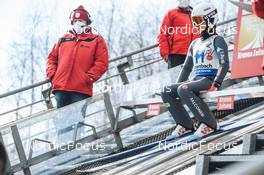 27.02.2022, Hinzenbach, Austria (AUT): Martina Ambrosi (ITA) - FIS world cup ski jumping women, individual HS90, Hinzenbach (AUT). www.nordicfocus.com. © Tumashov/NordicFocus. Every downloaded picture is fee-liable.