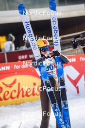 27.02.2022, Hinzenbach, Austria (AUT): Sofia Tikhonova (RUS) - FIS world cup ski jumping women, individual HS90, Hinzenbach (AUT). www.nordicfocus.com. © Tumashov/NordicFocus. Every downloaded picture is fee-liable.