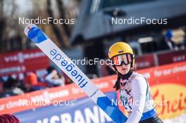 27.02.2022, Hinzenbach, Austria (AUT): Irma Makhinia (RUS) - FIS world cup ski jumping women, individual HS90, Hinzenbach (AUT). www.nordicfocus.com. © Tumashov/NordicFocus. Every downloaded picture is fee-liable.