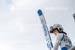 27.02.2022, Hinzenbach, Austria (AUT): Haruka Iwasa (JPN) - FIS world cup ski jumping women, individual HS90, Hinzenbach (AUT). www.nordicfocus.com. © Tumashov/NordicFocus. Every downloaded picture is fee-liable.