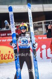 27.02.2022, Hinzenbach, Austria (AUT): Sofia Tikhonova (RUS) - FIS world cup ski jumping women, individual HS90, Hinzenbach (AUT). www.nordicfocus.com. © Tumashov/NordicFocus. Every downloaded picture is fee-liable.
