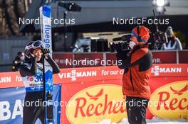 27.02.2022, Hinzenbach, Austria (AUT): Kaori Iwabuchi (JPN) - FIS world cup ski jumping women, individual HS90, Hinzenbach (AUT). www.nordicfocus.com. © Tumashov/NordicFocus. Every downloaded picture is fee-liable.