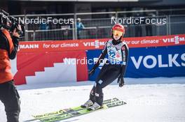 27.02.2022, Hinzenbach, Austria (AUT): Selina Freitag (GER) - FIS world cup ski jumping women, individual HS90, Hinzenbach (AUT). www.nordicfocus.com. © Tumashov/NordicFocus. Every downloaded picture is fee-liable.