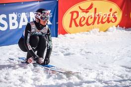 27.02.2022, Hinzenbach, Austria (AUT): Kaori Iwabuchi (JPN) - FIS world cup ski jumping women, individual HS90, Hinzenbach (AUT). www.nordicfocus.com. © Tumashov/NordicFocus. Every downloaded picture is fee-liable.
