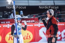 27.02.2022, Hinzenbach, Austria (AUT): Karolina Indrackova (CZE) - FIS world cup ski jumping women, individual HS90, Hinzenbach (AUT). www.nordicfocus.com. © Tumashov/NordicFocus. Every downloaded picture is fee-liable.