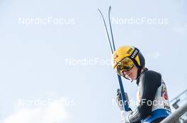 27.02.2022, Hinzenbach, Austria (AUT): Jessica Malsiner (ITA) - FIS world cup ski jumping women, individual HS90, Hinzenbach (AUT). www.nordicfocus.com. © Tumashov/NordicFocus. Every downloaded picture is fee-liable.