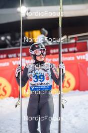 27.02.2022, Hinzenbach, Austria (AUT): Frida Westman (SWE) - FIS world cup ski jumping women, individual HS90, Hinzenbach (AUT). www.nordicfocus.com. © Tumashov/NordicFocus. Every downloaded picture is fee-liable.