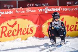 27.02.2022, Hinzenbach, Austria (AUT): Josephin Laue (GER) - FIS world cup ski jumping women, individual HS90, Hinzenbach (AUT). www.nordicfocus.com. © Tumashov/NordicFocus. Every downloaded picture is fee-liable.
