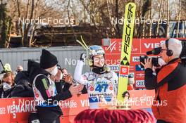 27.02.2022, Hinzenbach, Austria (AUT): Nika Kriznar (SLO) - FIS world cup ski jumping women, individual HS90, Hinzenbach (AUT). www.nordicfocus.com. © Tumashov/NordicFocus. Every downloaded picture is fee-liable.
