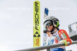 27.02.2022, Hinzenbach, Austria (AUT): Katra Komar (SLO) - FIS world cup ski jumping women, individual HS90, Hinzenbach (AUT). www.nordicfocus.com. © Tumashov/NordicFocus. Every downloaded picture is fee-liable.