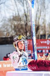 27.02.2022, Hinzenbach, Austria (AUT): Maja Vtic (SLO) - FIS world cup ski jumping women, individual HS90, Hinzenbach (AUT). www.nordicfocus.com. © Tumashov/NordicFocus. Every downloaded picture is fee-liable.